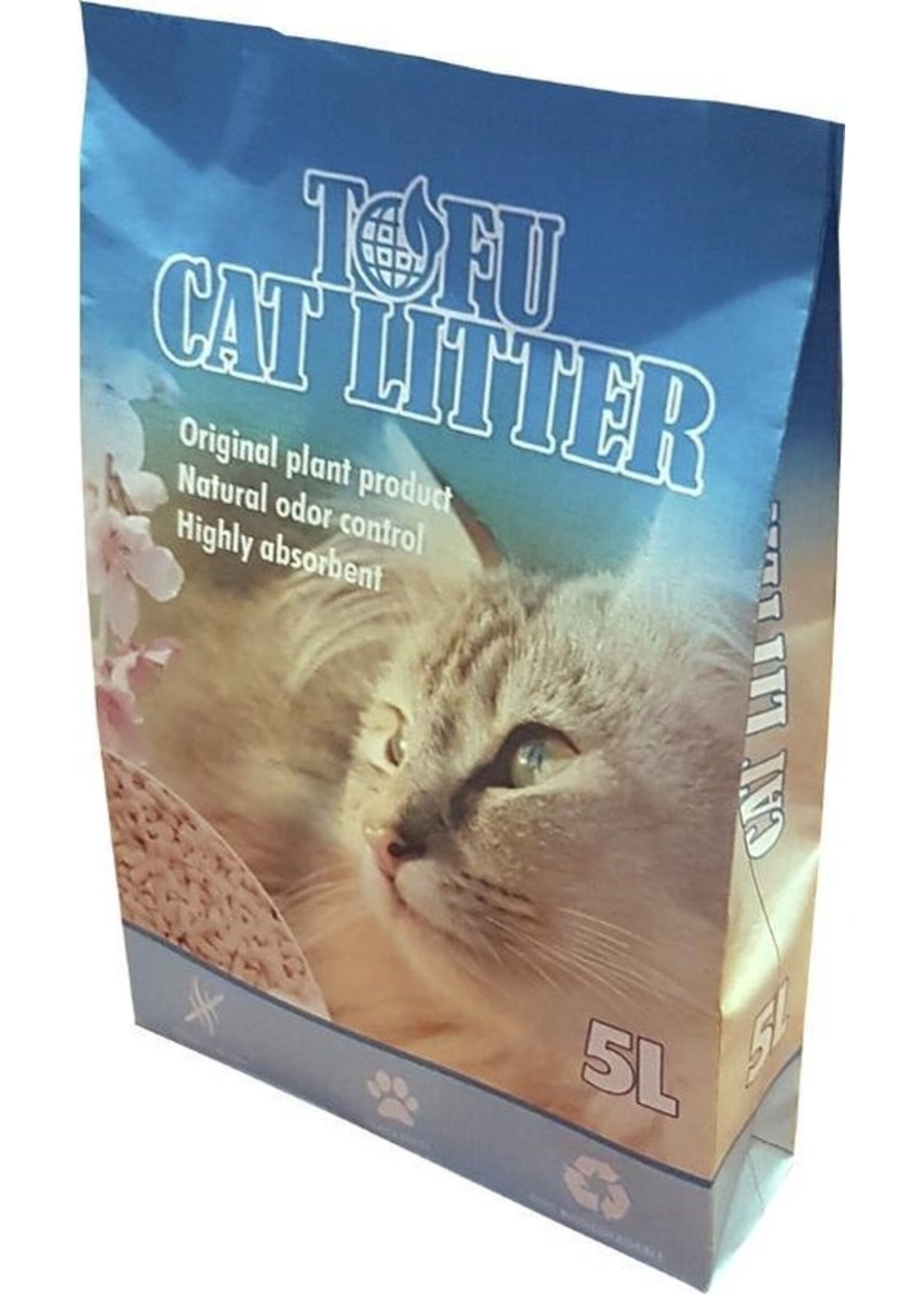 Tofu kattenbakvulling 5 liter.