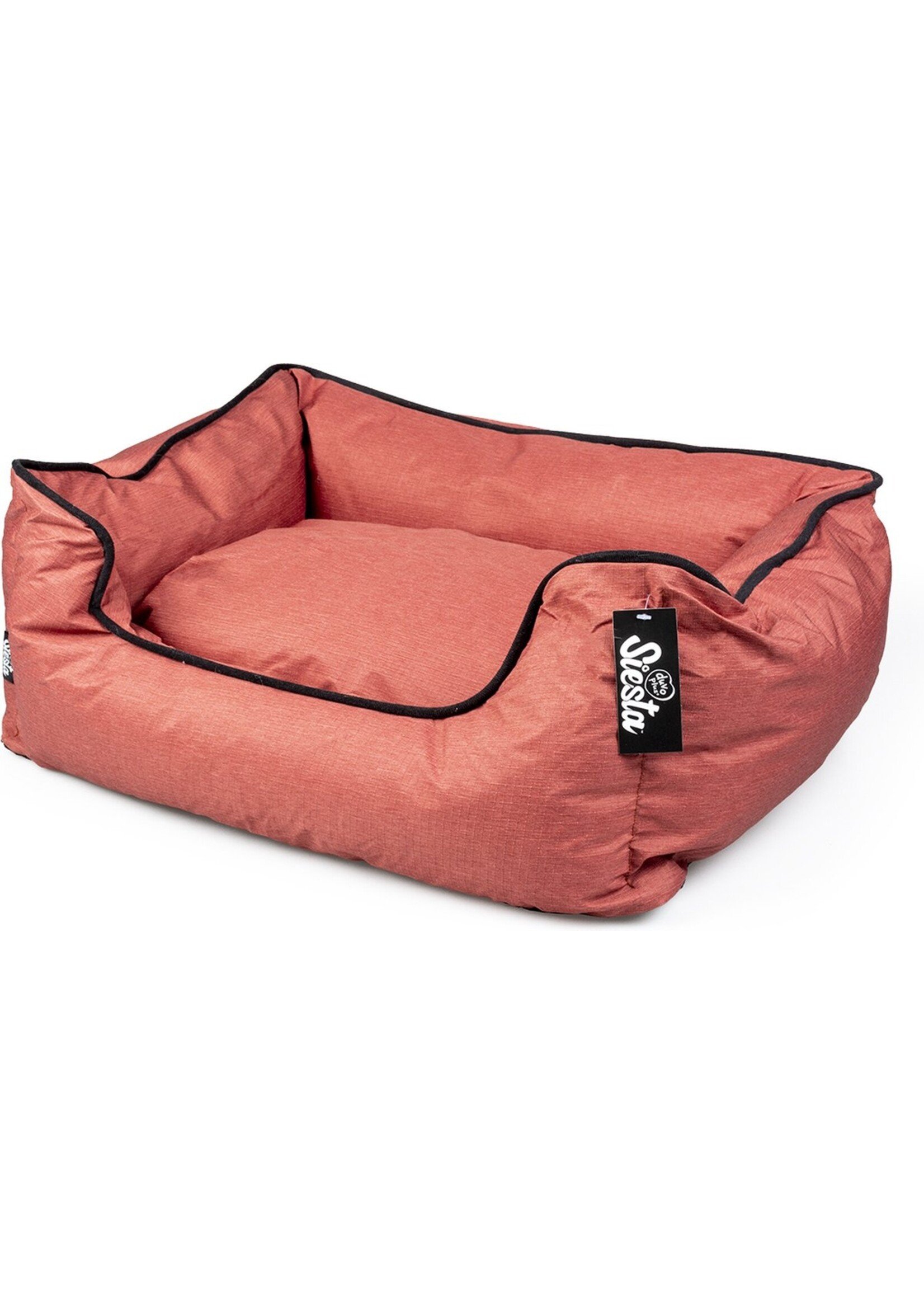 Hondenmand-in & outdoor. Siesta rood-60x45x20 cm