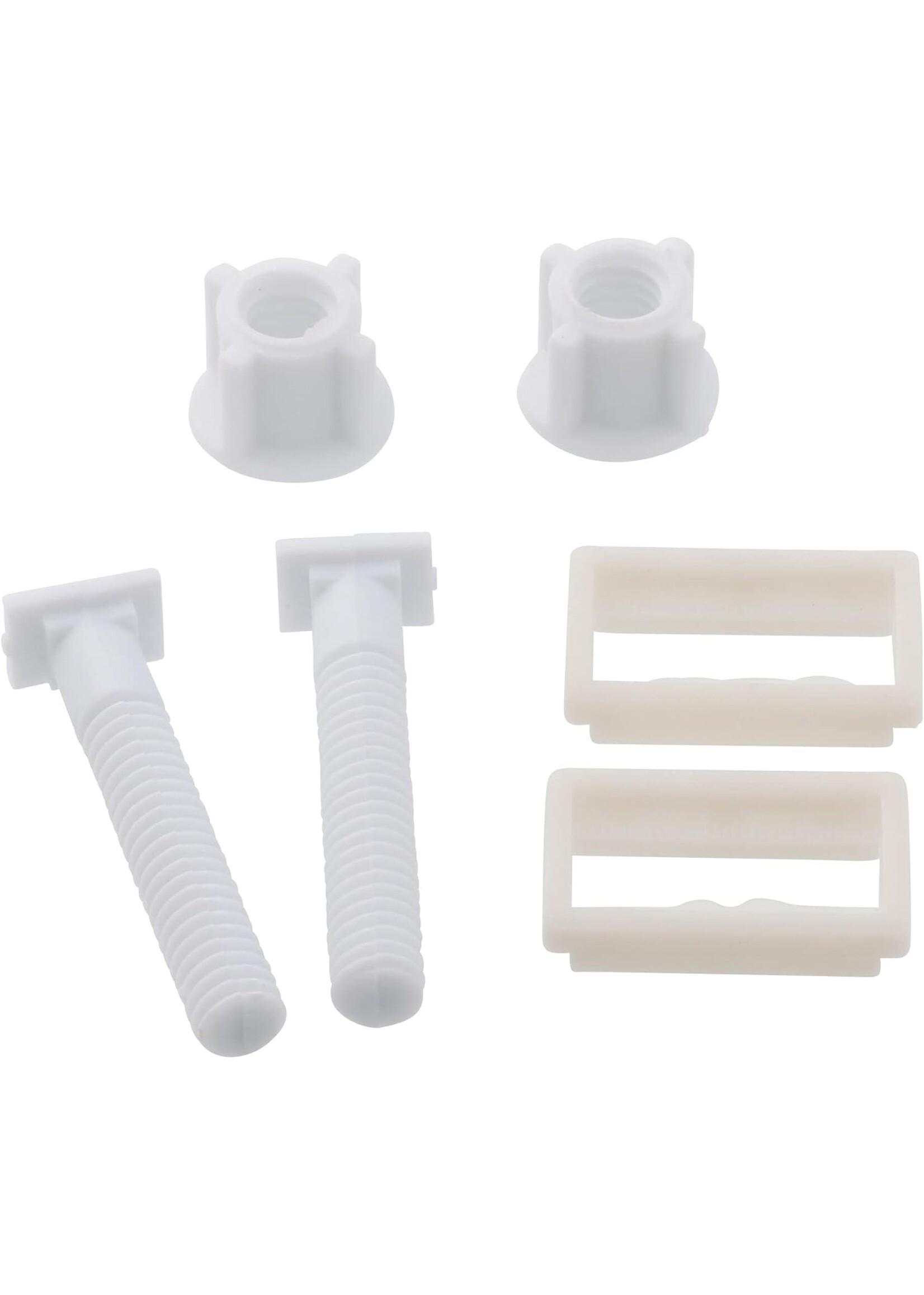 Toiletbril met deksel, kunststof. Blauw of Grijs