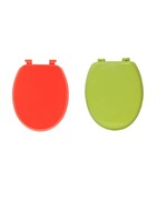 Toiletbril met deksel, MDF-Universele maat.