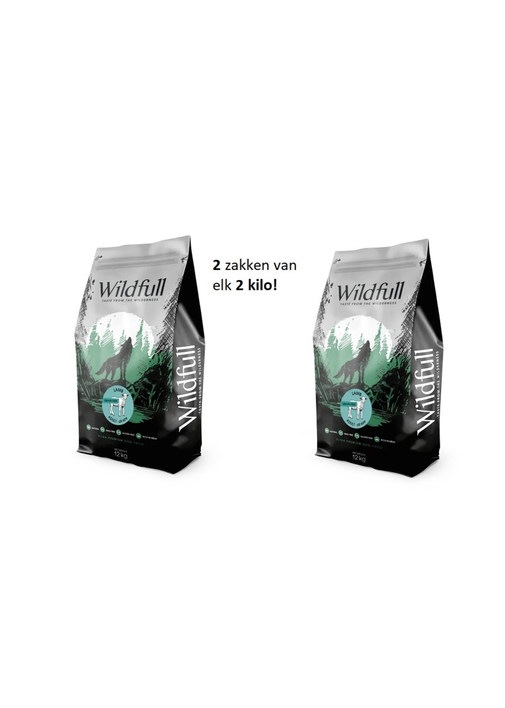 Wildfull Adult Lam 2x2 kg