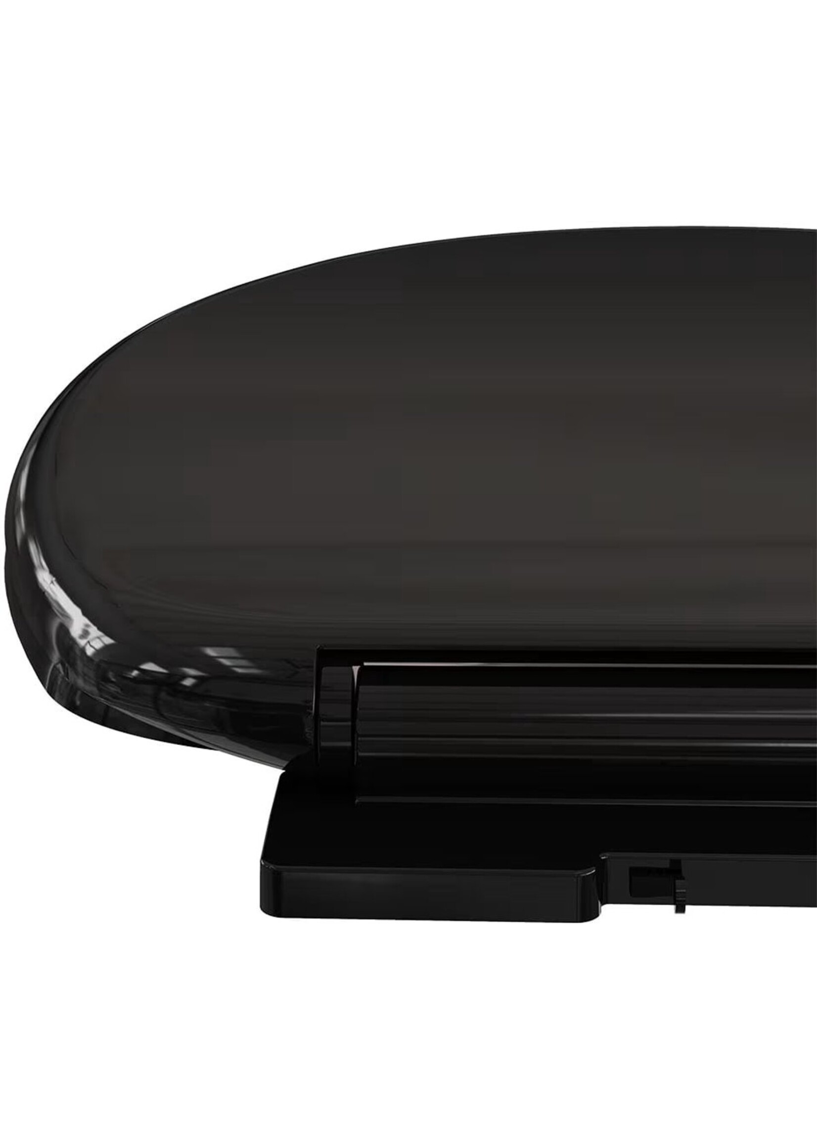 Toiletbril met soft close deksel, Quick release, zwart, grijs of wit