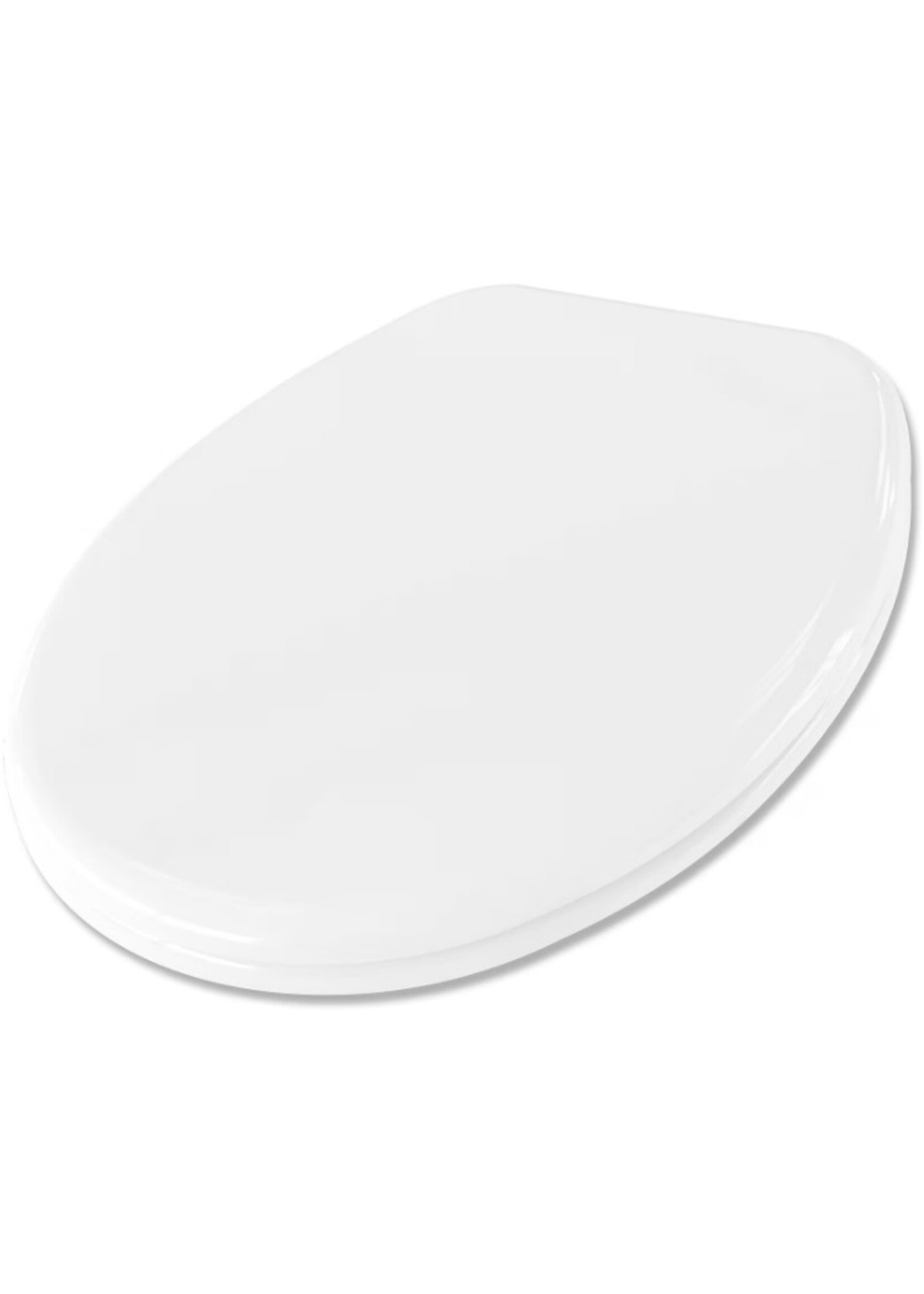 Toiletbril met soft close deksel, Quick release, zwart, grijs of wit