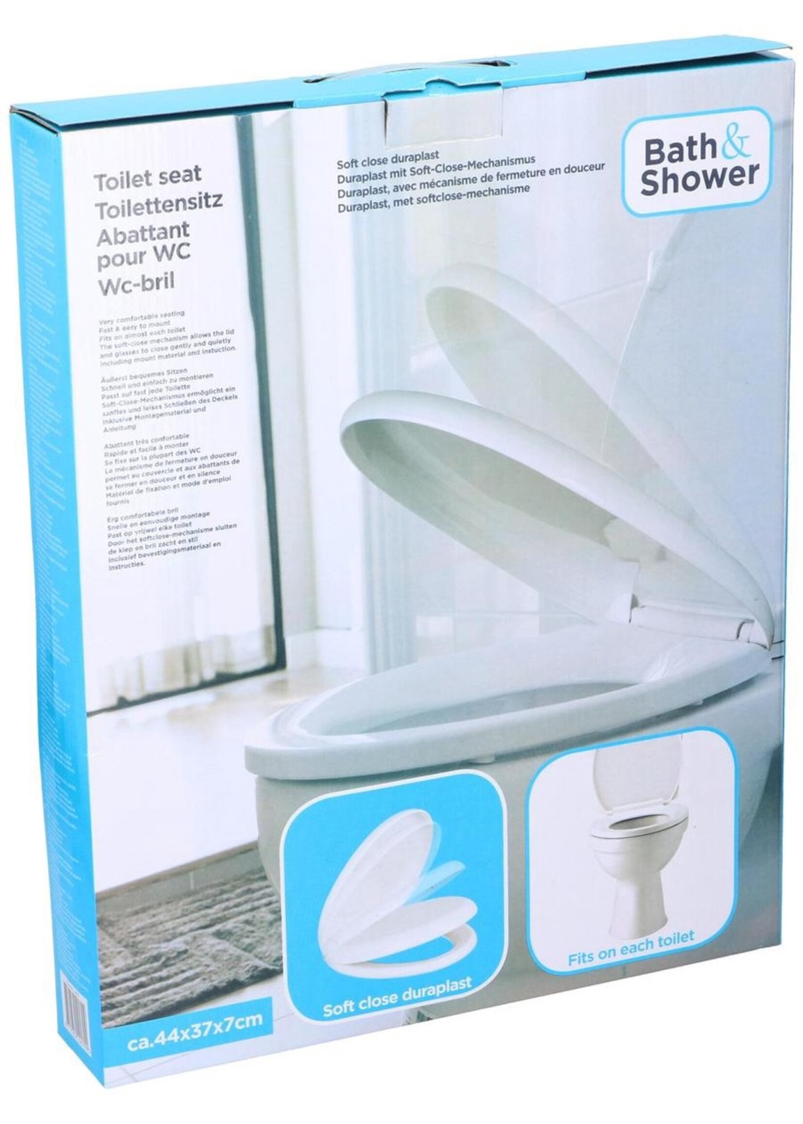 Toiletbril, Soft close, wit