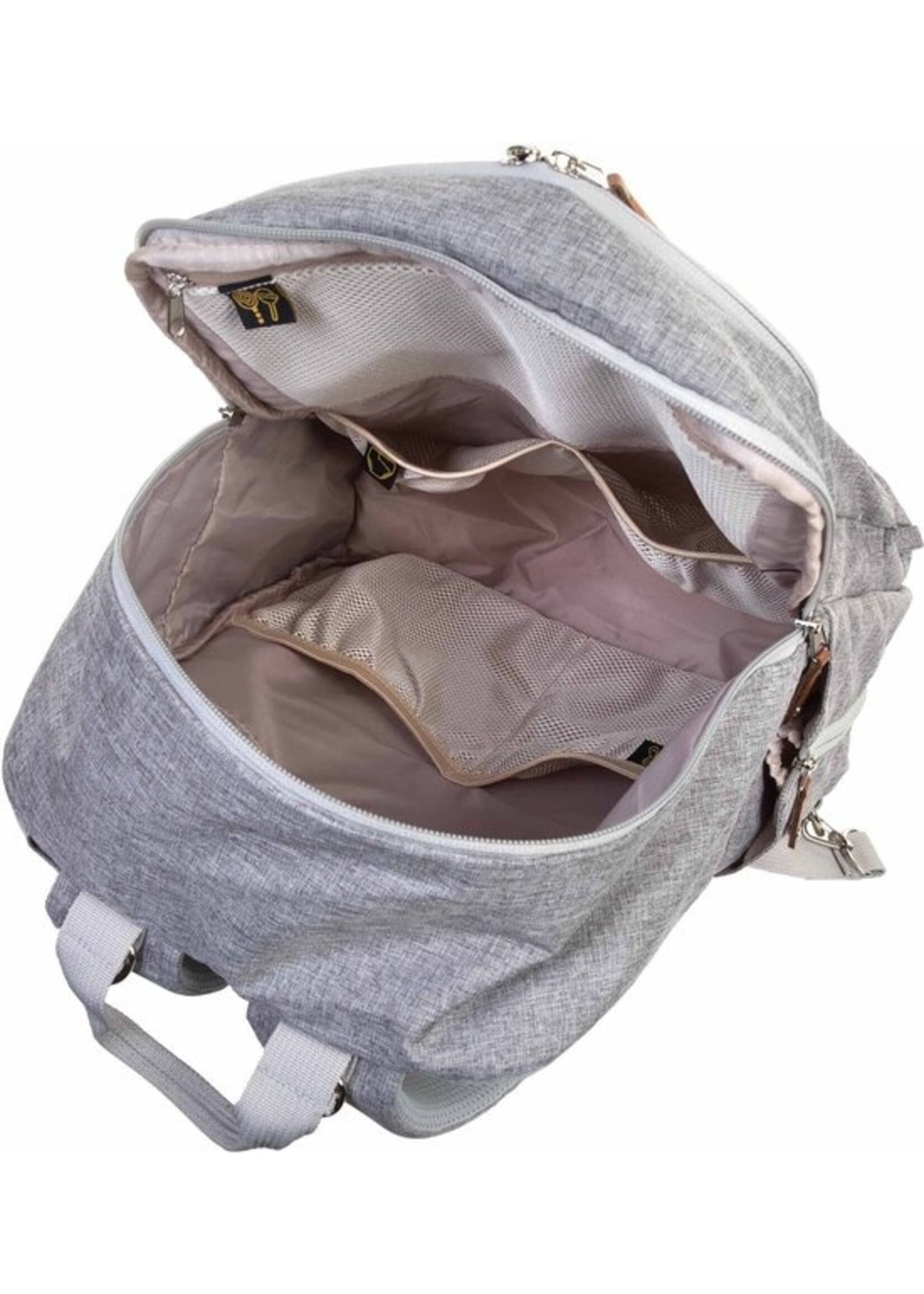 Luiertas. Rugzak met verschillende compartimenten