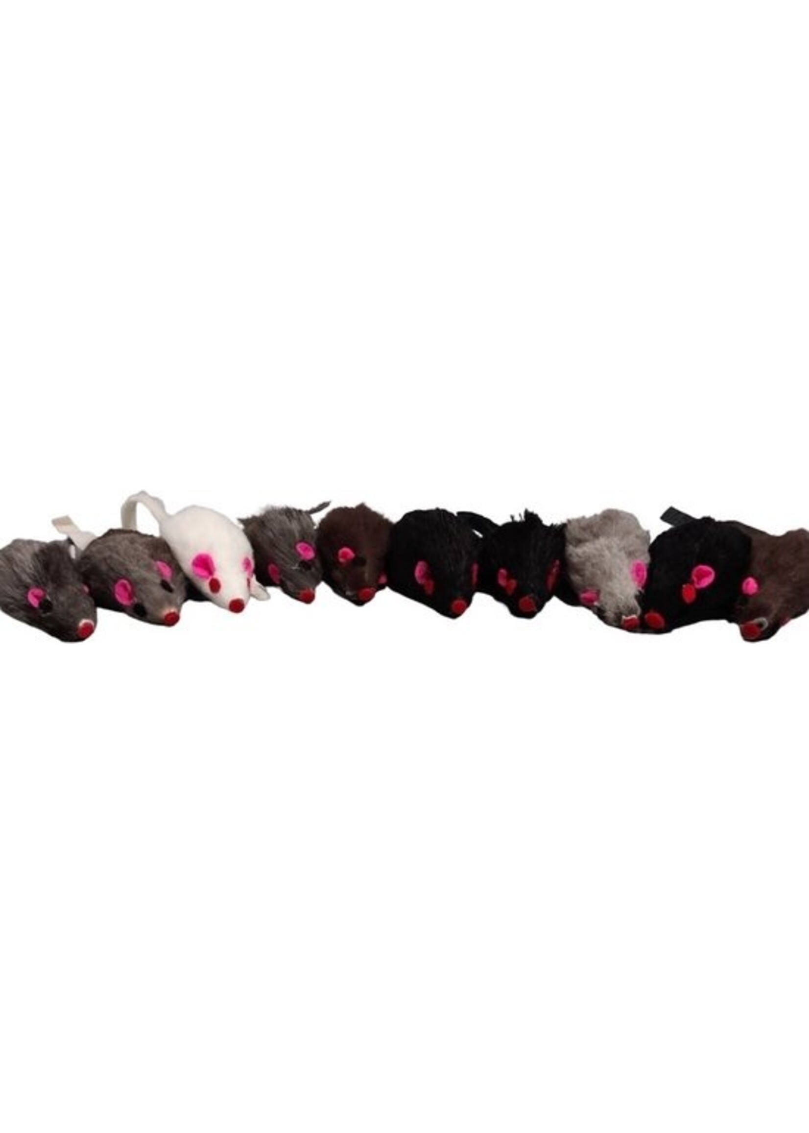 Speelmuizen met kattenkruid. 10 stuks.