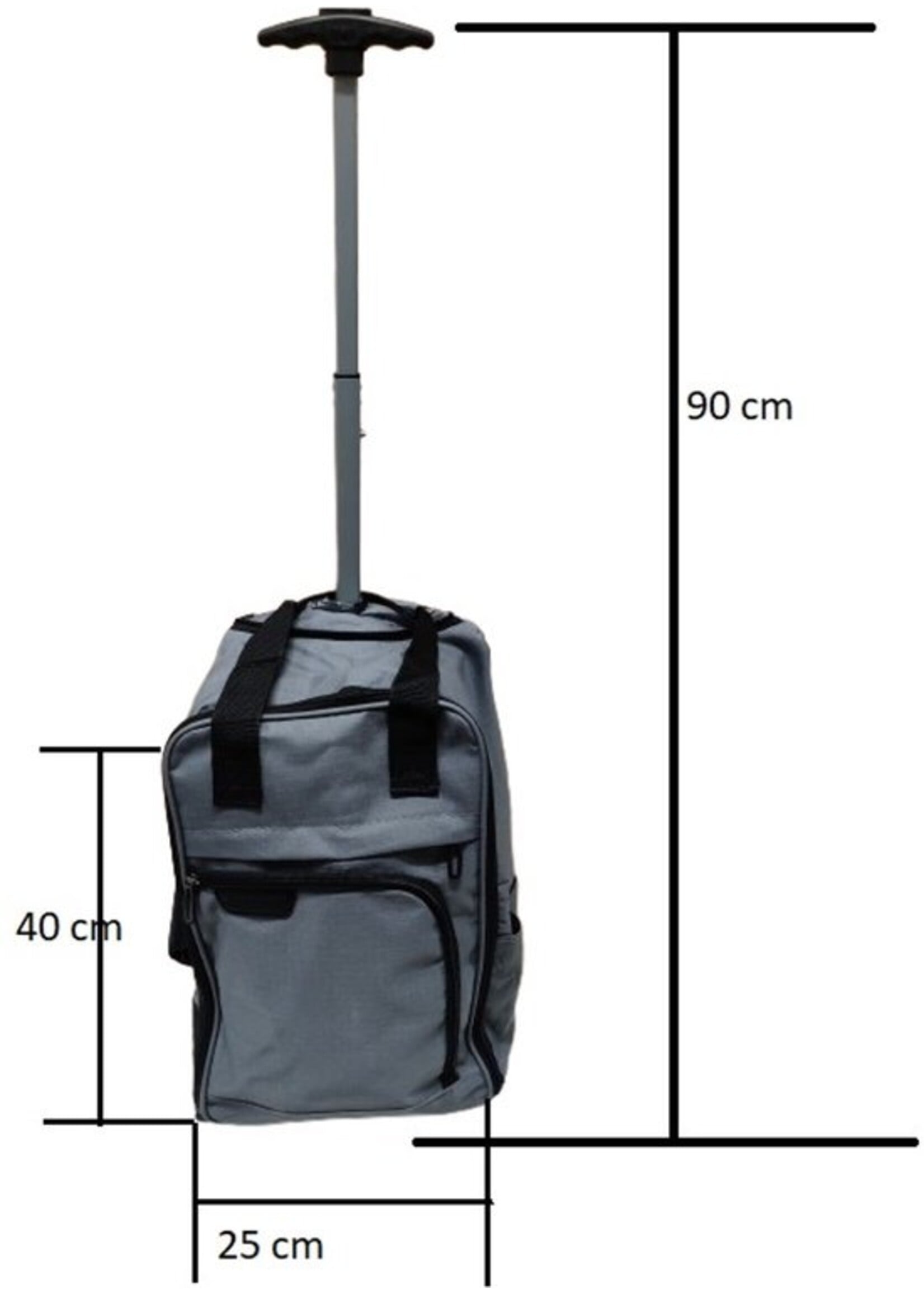 Handige compacte trolley - Under Seat trolley- Trolley handbagage