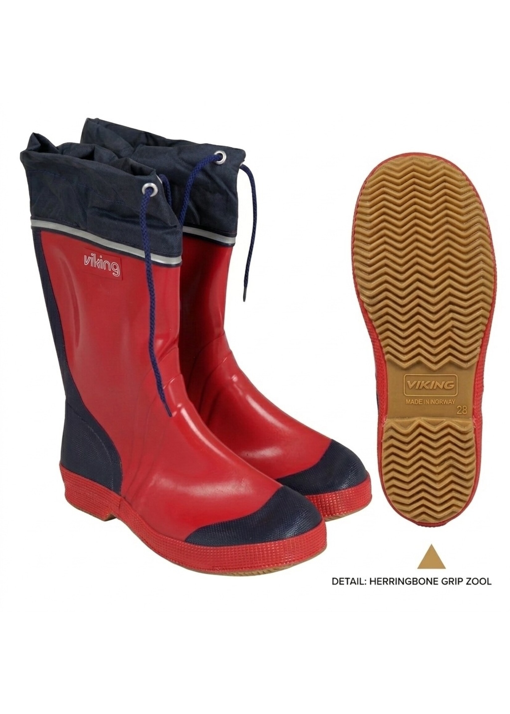 Rubberen kinderlaars. Voorzien van antislip zool.  Regenlaars/Bootlaars  Diverse maten en kleuren