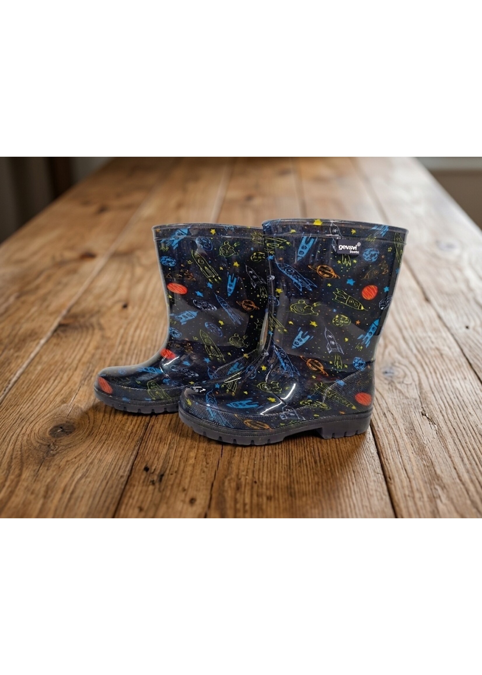 Gevavi rubberen kinderlaars met profielzool. Rocket