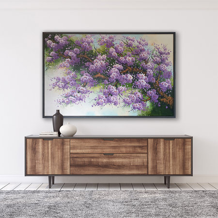 opgespannen canvasdoek