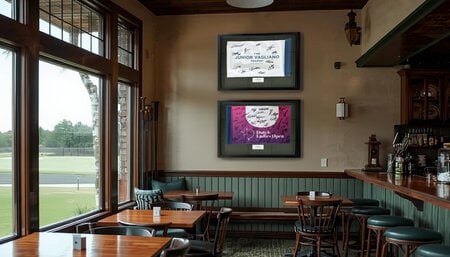 Golfherinneringen ingelijst