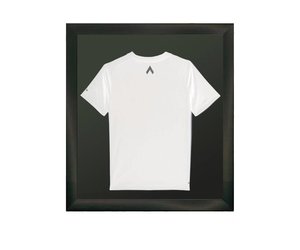 T-shirt inlijsten in een t-shirt lijst aluminium zwarte - De Lijstenfabriek