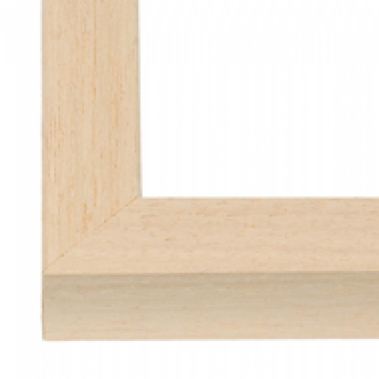 Blank houten - 15 mm brede lijst - Lijstenfabriek