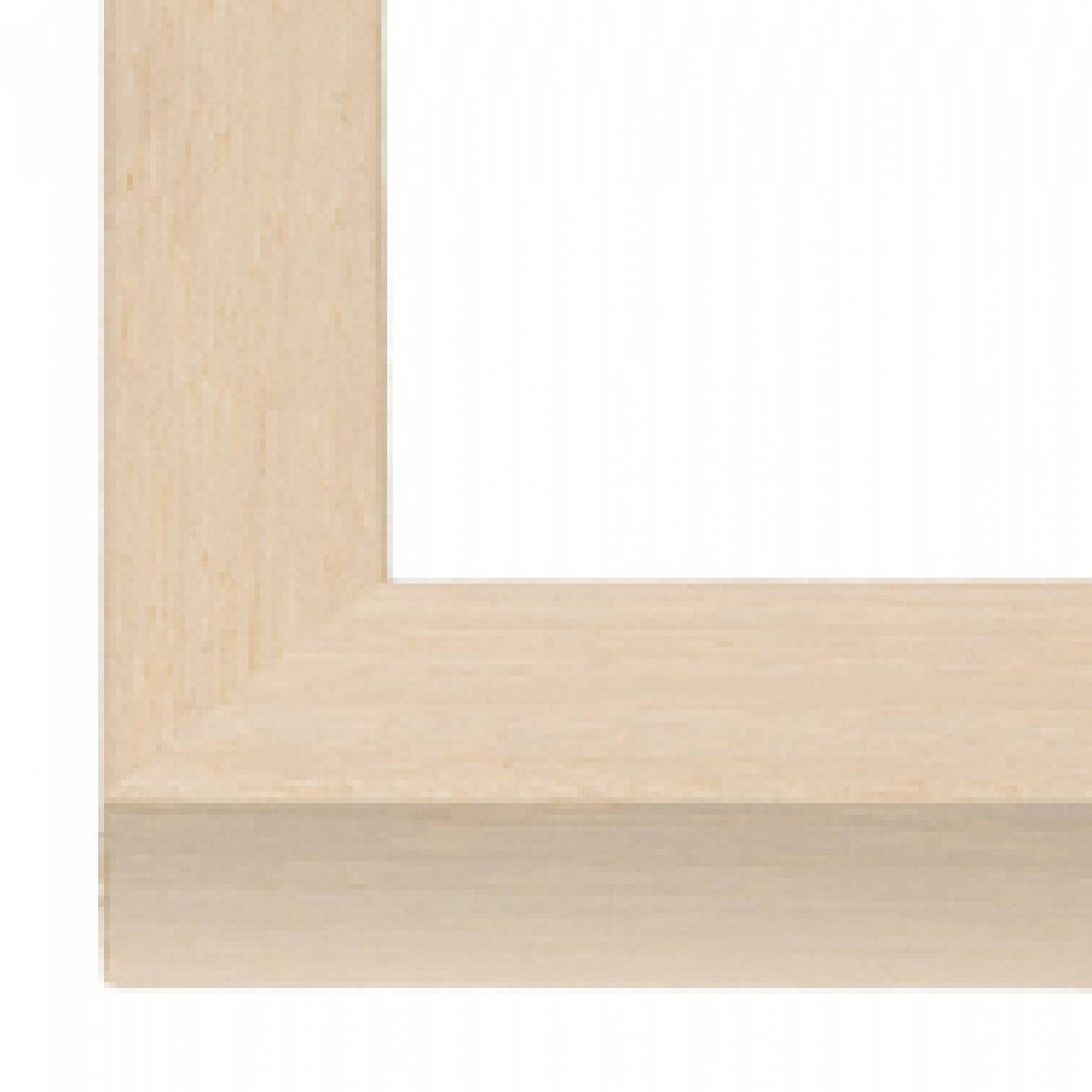 Wissellijst hout - Premium Line blank houten lijst met helder - De Lijstenfabriek B.V.