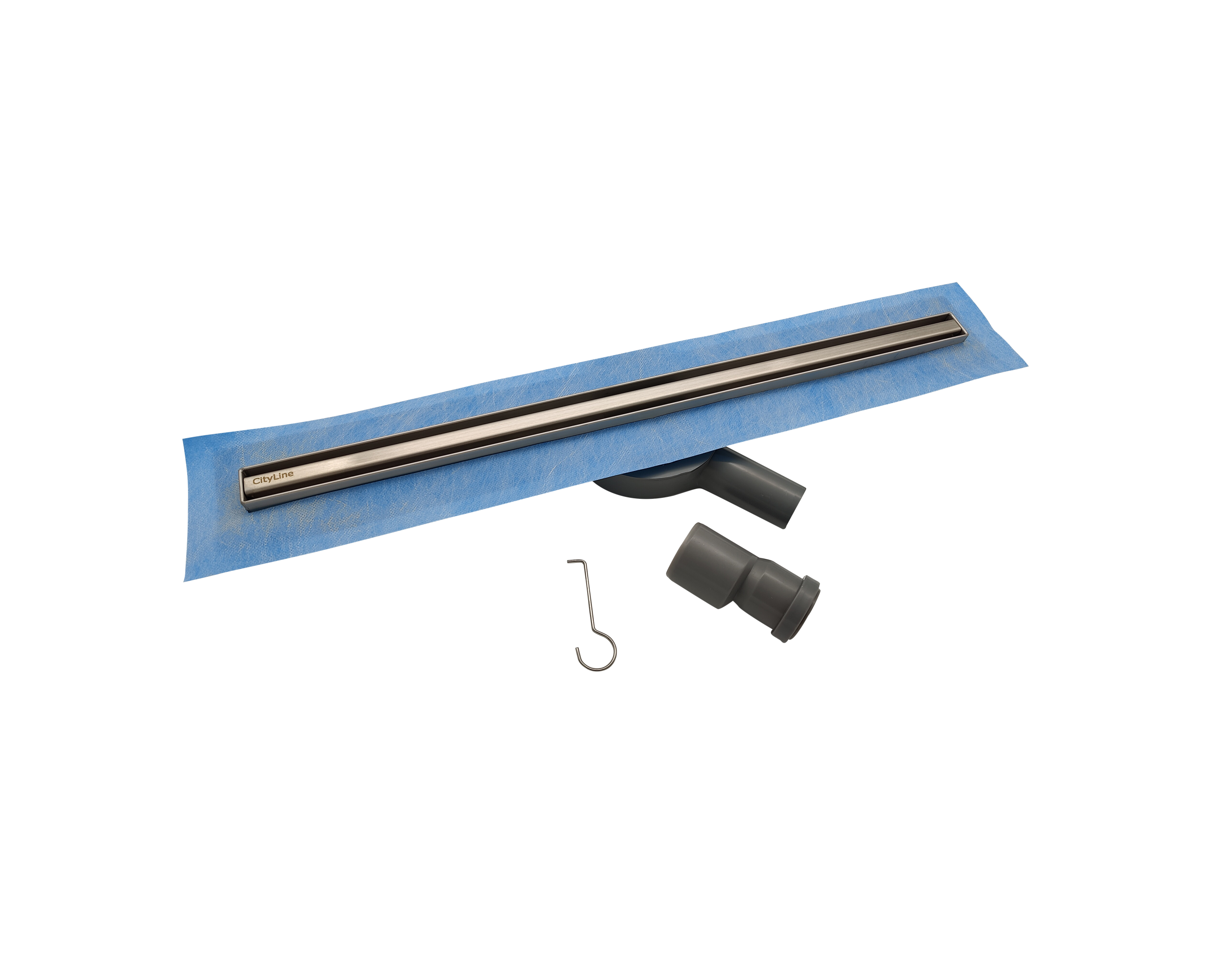 CityLine RVS douchegoot 60 cm met smal profiel en draaibare uitloop Drainhandel