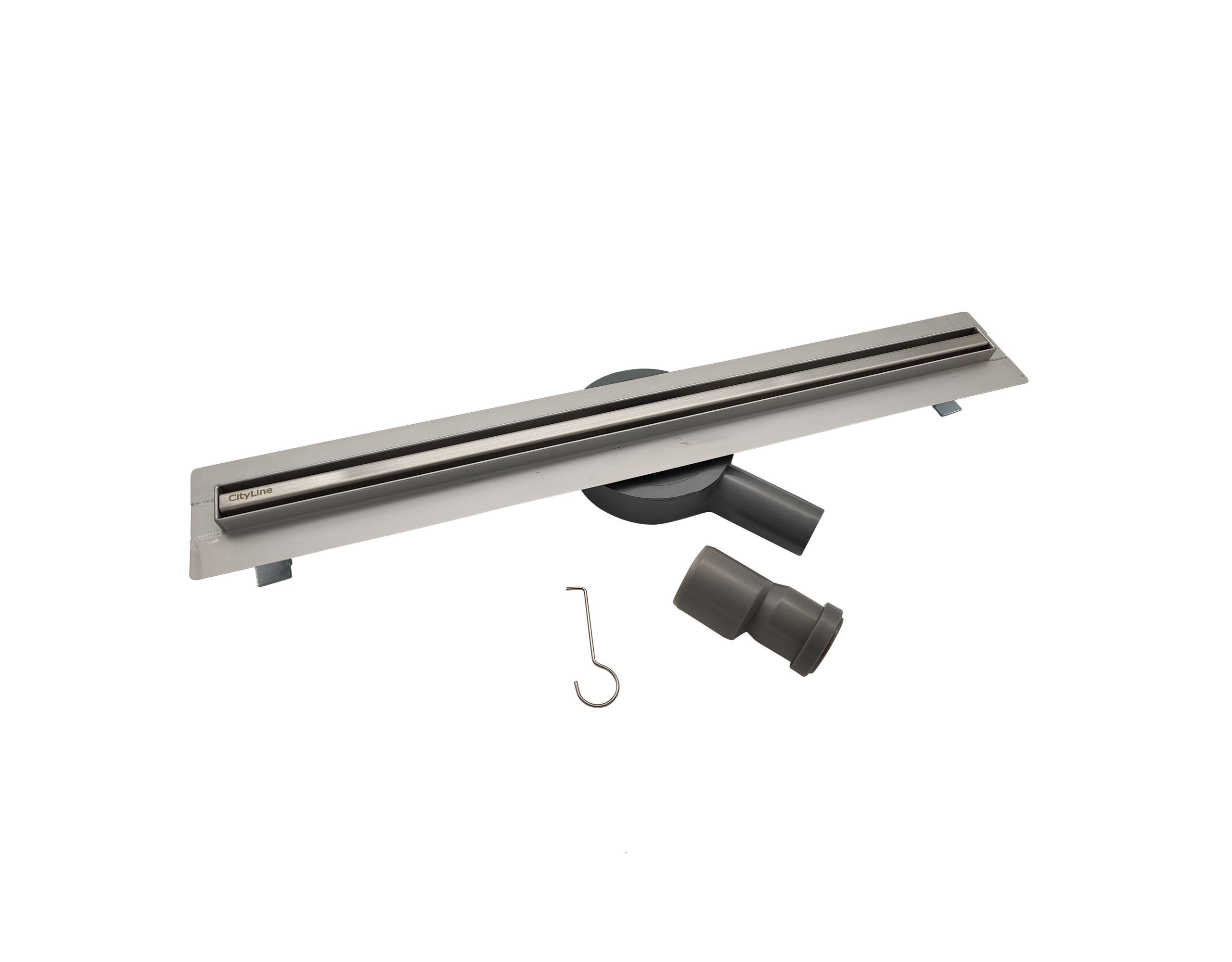 CityLine RVS douchegoot 60 cm met smal profiel en draaibare uitloop Drainhandel