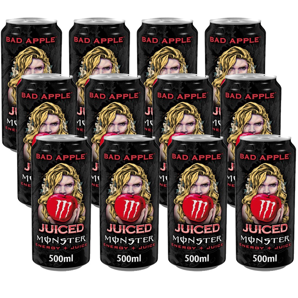 Monster Juiced Bad Apple Tray Energy Cans NL