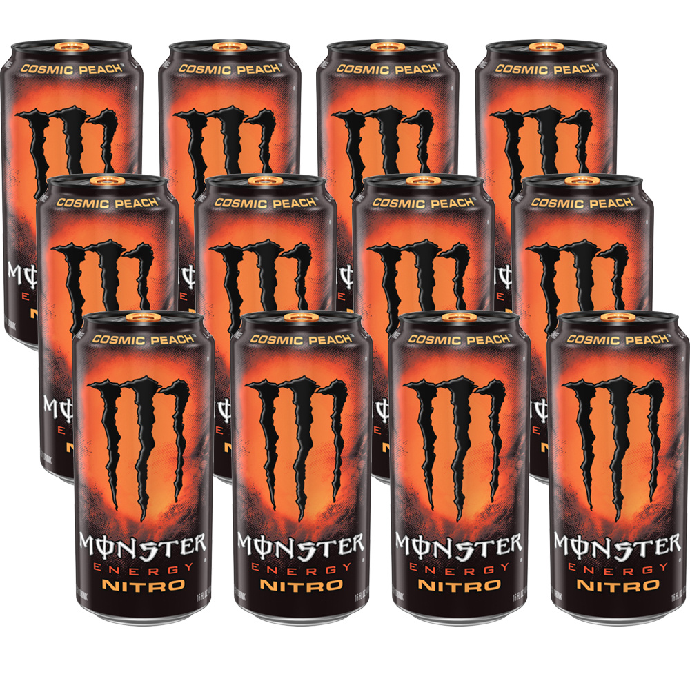 Monster Energy Nitro Cosmic Peach 12x500ml - Energy Cans NL