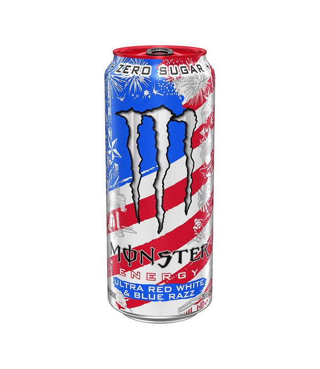 Monster Ultra Red White & Blue Razz