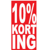 Rectangular 10% sale Sticker