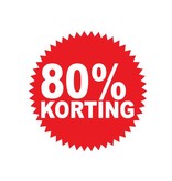 Circular 80% sale Sticker