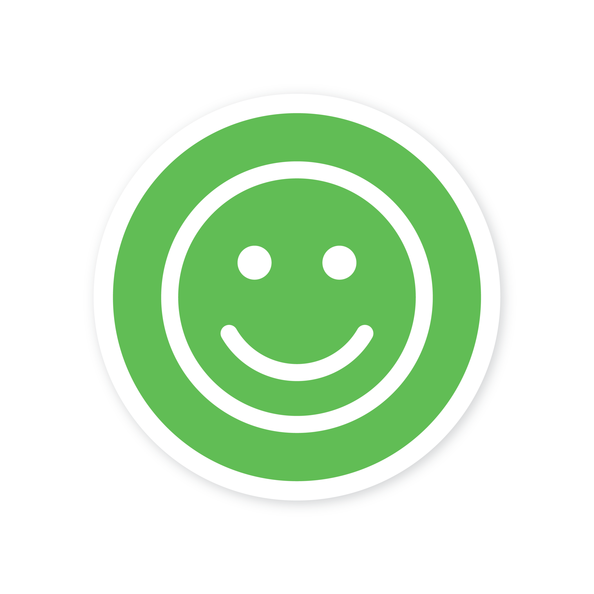 Autocollant Smiley disponible corona - Dr.Sticker
