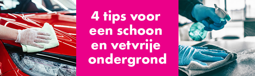 4 tips voor een schone en vetvrije sticker ondergrond