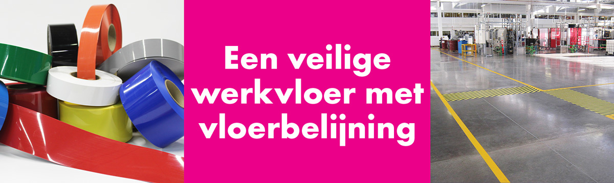 Een veilige werkvloer met vloerbelijning