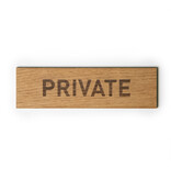 Private rechthoek Hout