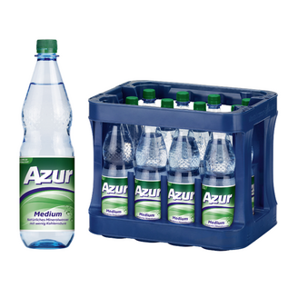 Azur Azur Medium 12 x 1,0 l PET