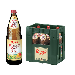 Rapp's Rapp's Wetterauer Gold Süßer 6 x 1,0 l Glas (Saisonartikel)