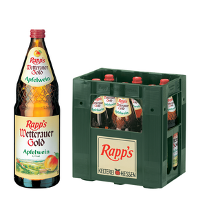 Rapp's Rapp's Wetterauer Gold Apfelwein 6 x 1,0 l Glas
