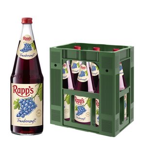 Rapp's Rapp's Traubensaft 6 x 1,0 l Glas
