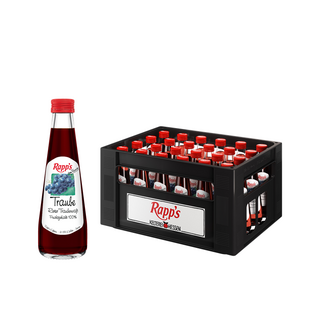 Rapp's Rapp's Traube Rot 24 x 0,2 l Glas