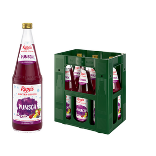Rapp's Rapp's Punsch (Alkoholfrei) 6 x 1,0 l Glas