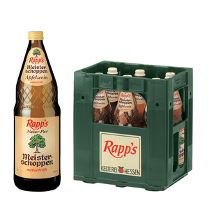 Rapp's Rapp's Meisterschoppen Apfelwein trüb 6 x 1,0 l Glas