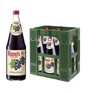Rapp's Rapp's Johannisbeere 6 x 1,0 l Glas