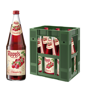 Rapp's Rapp's Cranberry 6 x 1,0 l Glas