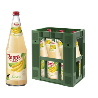 Rapp's Rapp's Banane 6 x 1,0 l Glas