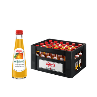 Rapp's Rapp's Apfelsaft klar 24 x 0,2 l Glas