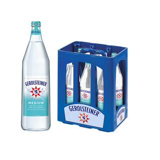 Gerolsteiner Gerolsteiner Medium 6 x 1,0 l Glas
