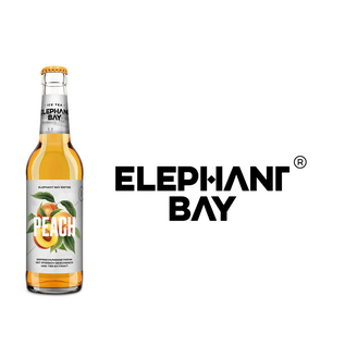 Elephant Bay Elephant Bay Ice Tea Peach 20 x 0,33 l Glas