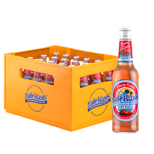 Trade Islands Trade Islands Eistee Cherry-Cassis ZERO 24 x 0,33 l Glas
