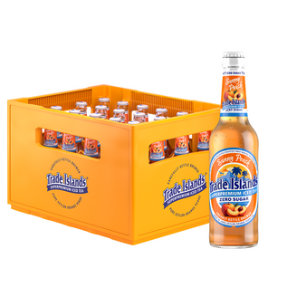 Trade Islands Trade Islands Eistee Peach ZERO 24 x 0,33 l Glas