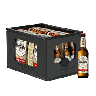 Warsteiner Warsteiner Pilsener Alkoholfrei 24 x 0,33 l Glas - Sixpack