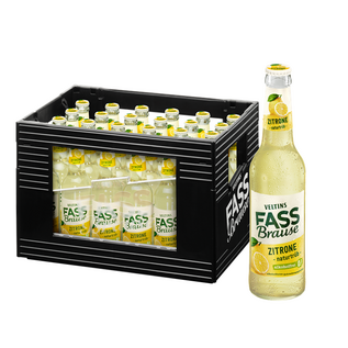 VELTINS Veltins Fassbrause Zitrone 24 x 0,33 l Glas