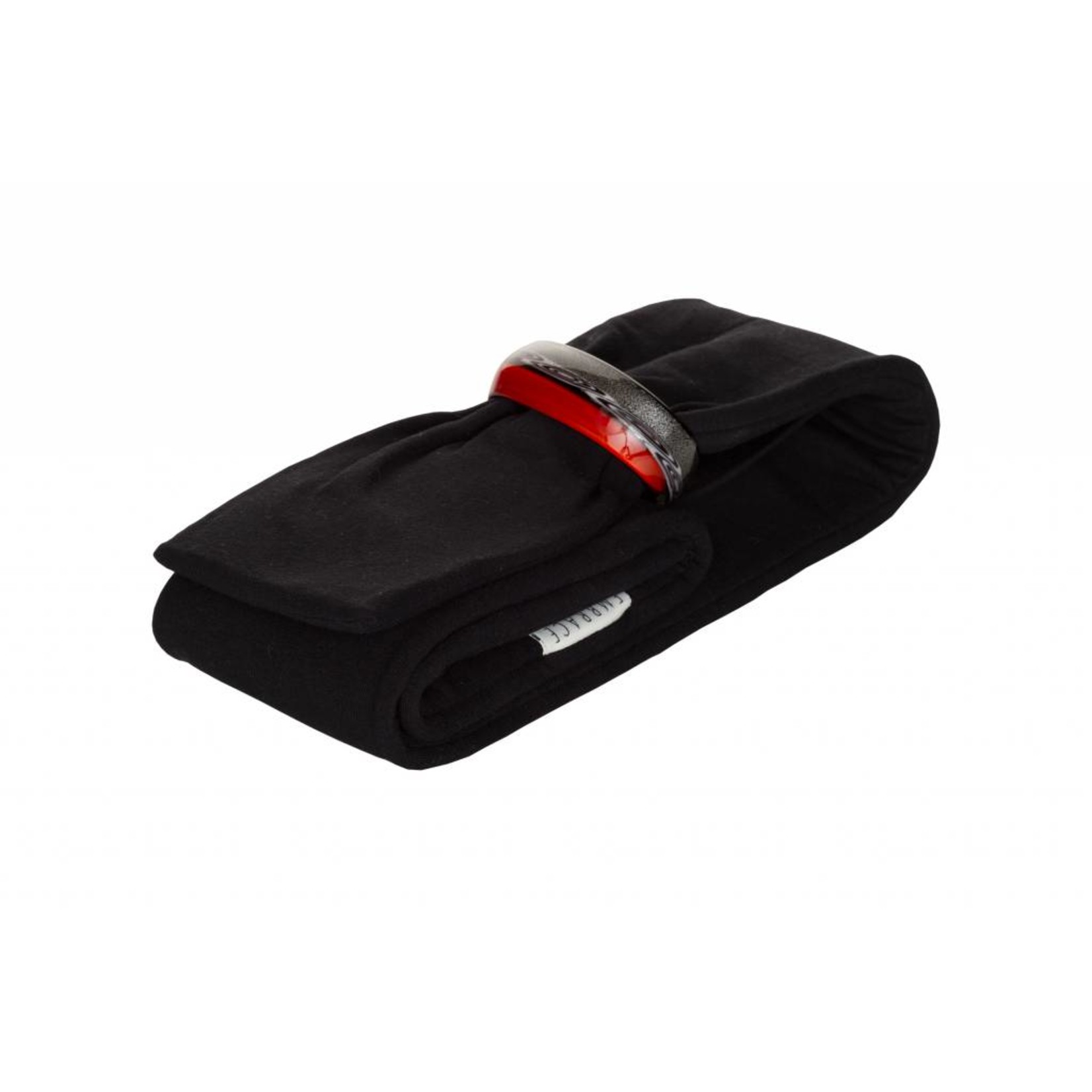 Embracelet. Schmuckschal in rot/schwarz