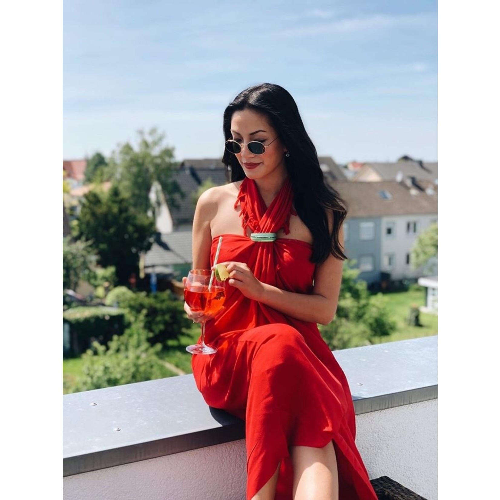 Murano glass bangle smaragdgreen/black