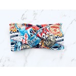 headband "OCEAN" handmade with knot detail