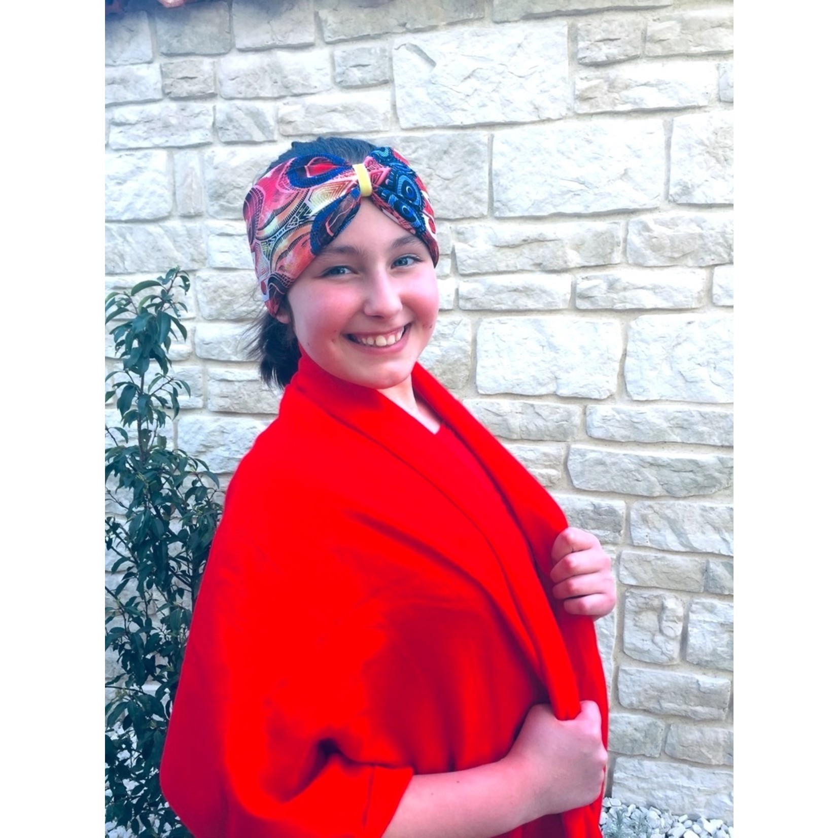 Loop "Pavone Giallo Nero"